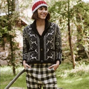 NWT The GREAT. Folktale Lodge Cardigan size 1